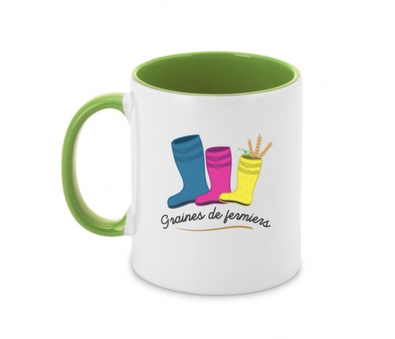 MUG CÉRAMIQUE ENFANT - GREEN