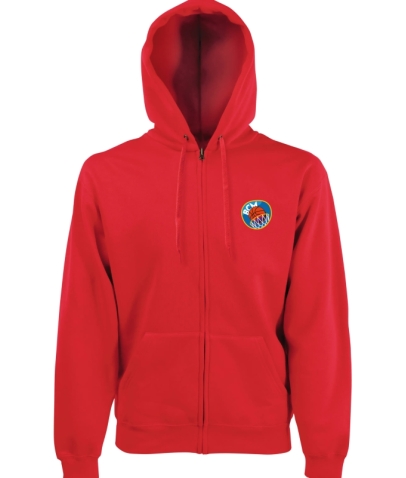 Sweat-Shirt - Zippé - Unisexe - BCM Matour - Rouge