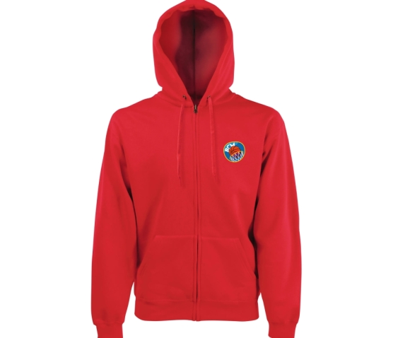 Sweat-Shirt Zippé - Enfants - BCM Matour - Rouge