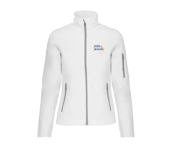 Ligue - Softshell - Femme-Blanc