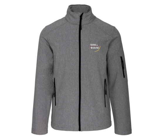 Ligue - Softshell - Homme-Gris