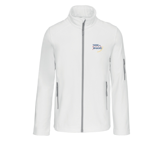 Ligue - Softshell - Homme-Blanc