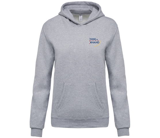 Ligue - Sweat à Capuche - Enfant-Gris Clair