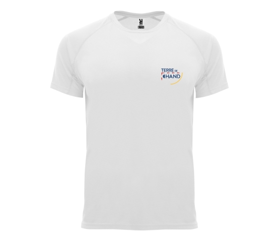 Ligue - T-shirt de Sport - Unisexe-Blanc