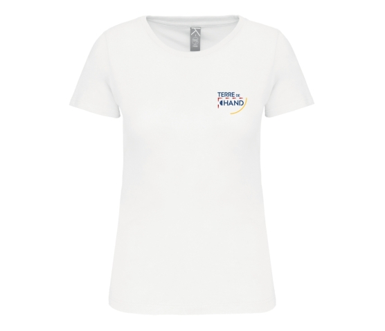 Ligue - T-shirt - Femme-Blanc