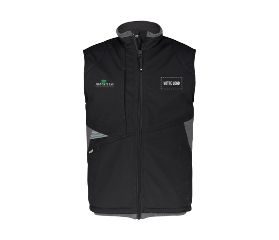 Bodywarmer Hiver - Unisexe - Jardiniers S.A.P-Noir