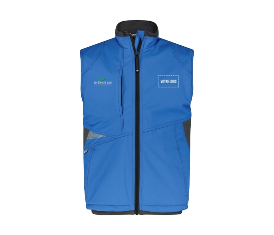 Bodywarmer Hiver - Unisexe - Jardiniers S.A.P-Bleu