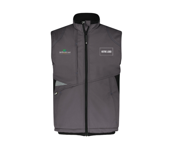 Bodywarmer Hiver - Unisexe - Jardiniers S.A.P-Gris