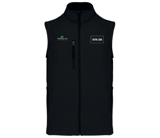 Bodywarmer - Homme - Jardiniers S.A.P-Noir