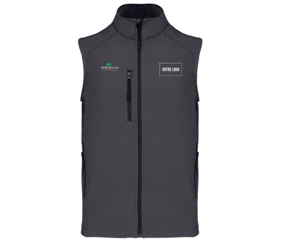 Bodywarmer - Homme - Jardiniers S.A.P-Gris