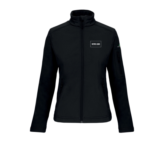 Softshell - Femme - Jardiniers S.A.P-Noir