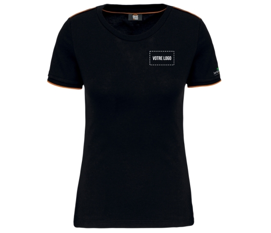 T-Shirt - Femme - Jardiniers S.A.P-Orange