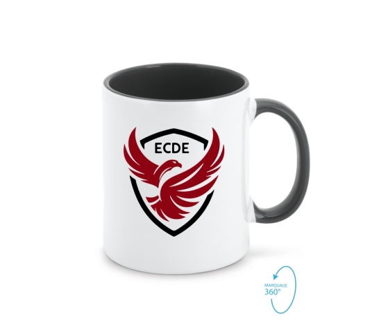 ECDE - Mug - Noir-Bourgogne