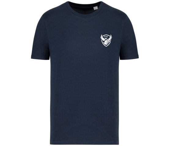 ECDE - T-shirt - Bleu Marine-Blanc