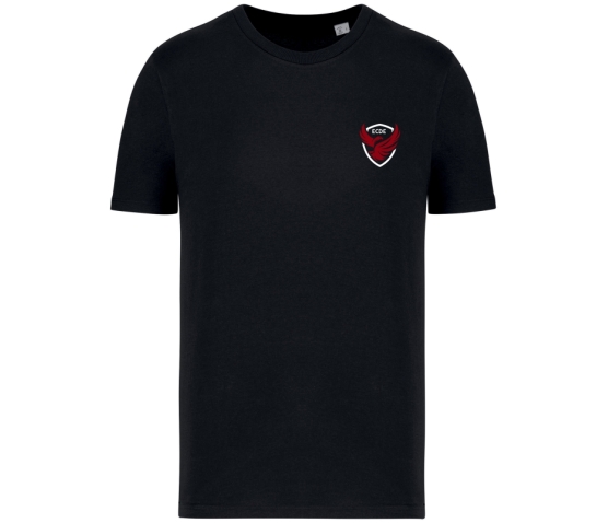 ECDE - T-shirt - Noir-Bourgogne