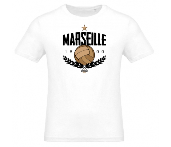 T-Shirt Old School Football - White