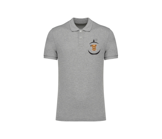 Polo - Unisexe - LGBT-Gris