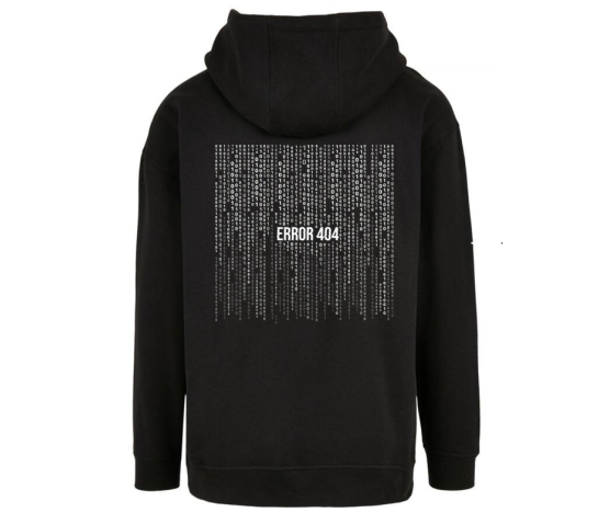 Hoodie - Error 404-Noir