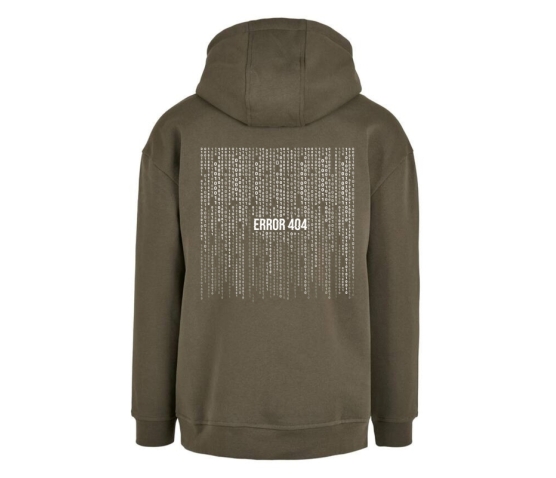 Hoodie - Error 404-Vert Armée