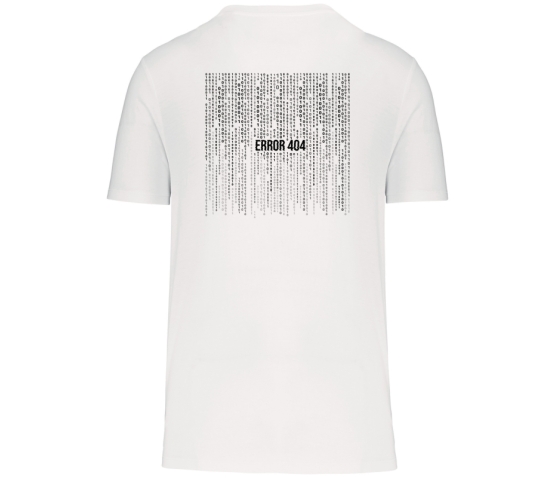 T-Shirt - Error 404-Blanc