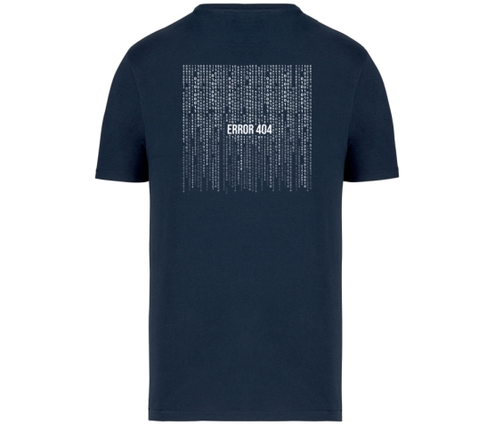 T-Shirt - Error 404-Bleu Marine