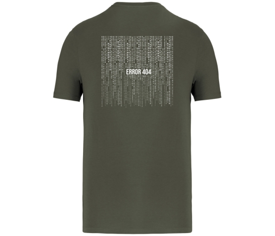 T-Shirt - Error 404-Vert Armée