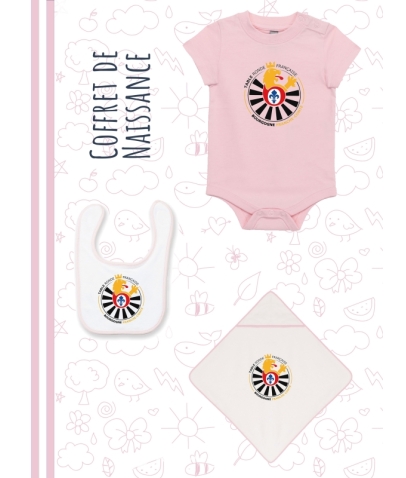 Coffret de Naissance - Rose - Table Ronde Française